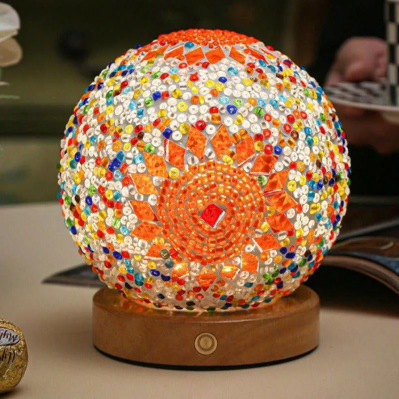 Vibrant Elegance Glass Night Light