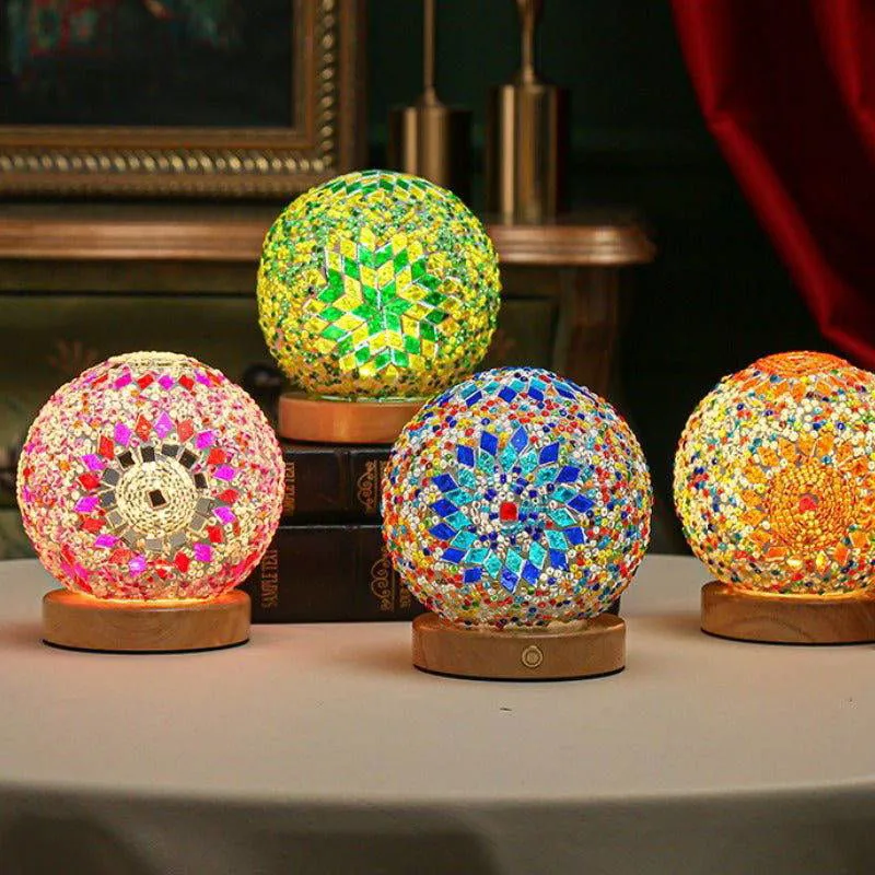 Vibrant Elegance Glass Night Light