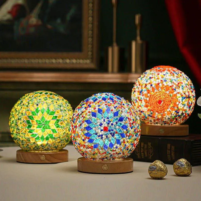 Vibrant Elegance Glass Night Light