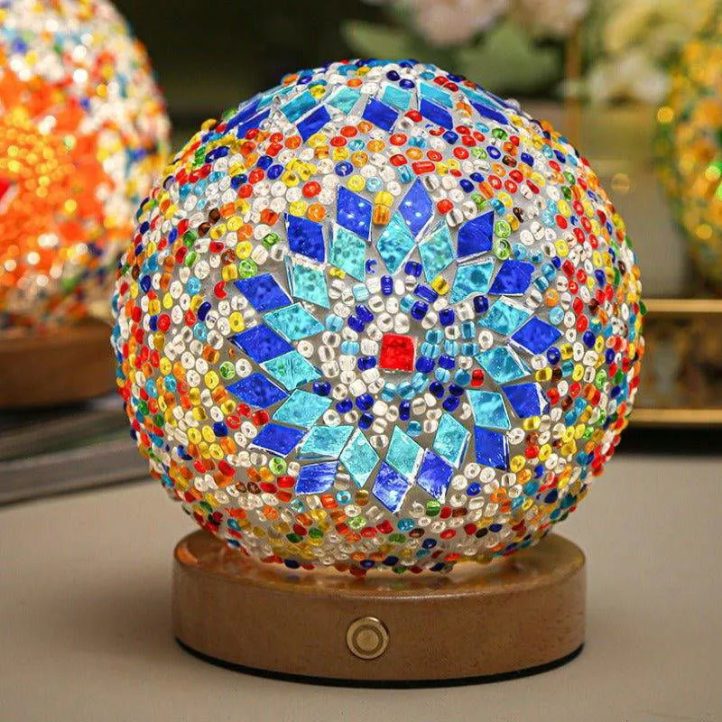 Vibrant Elegance Glass Night Light