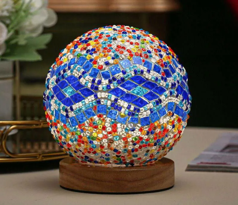 Vibrant Elegance Glass Night Light