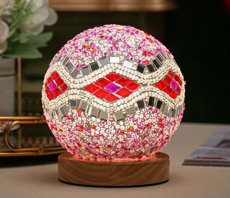 Vibrant Elegance Glass Night Light