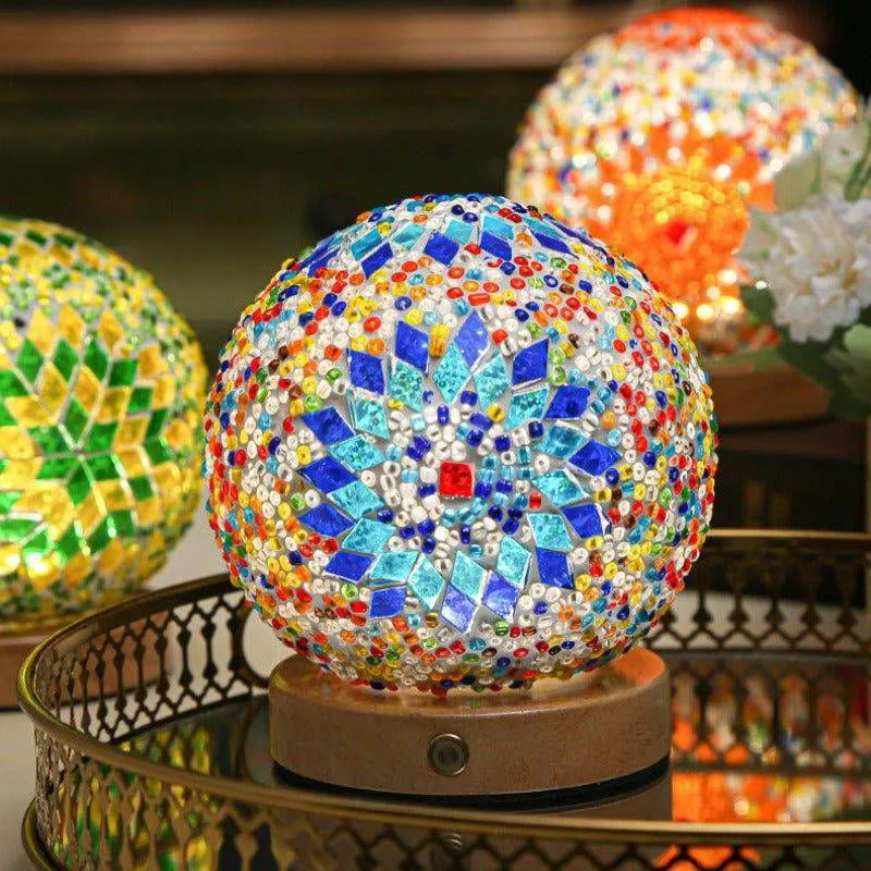 Vibrant Elegance Glass Night Light