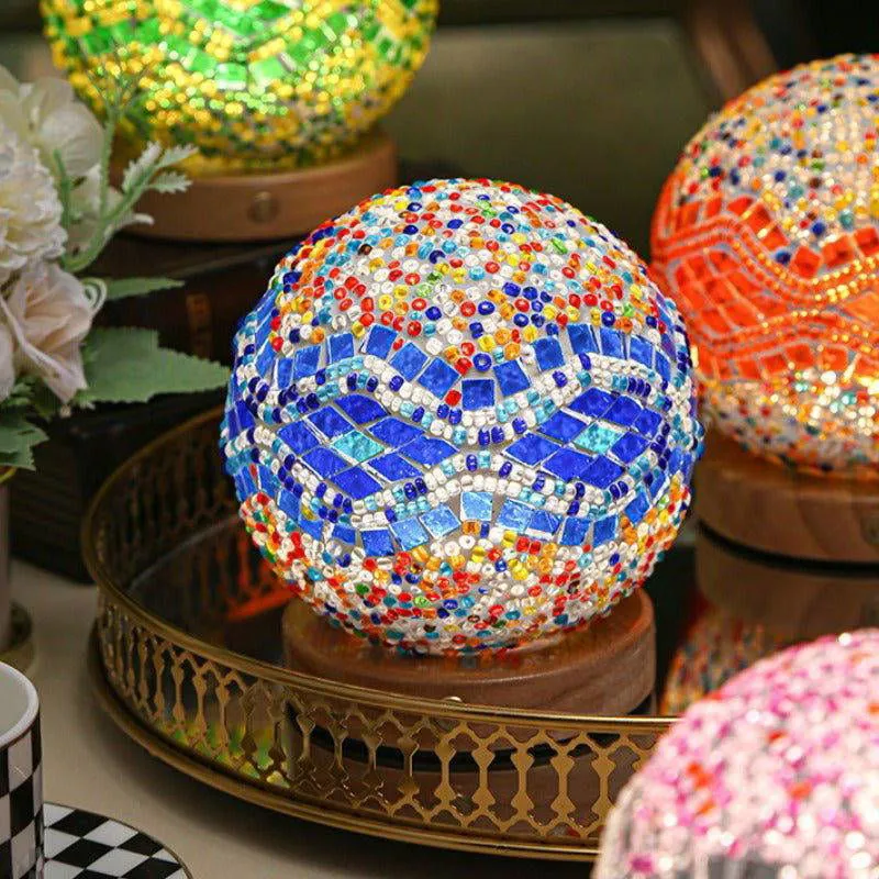 Vibrant Elegance Glass Night Light