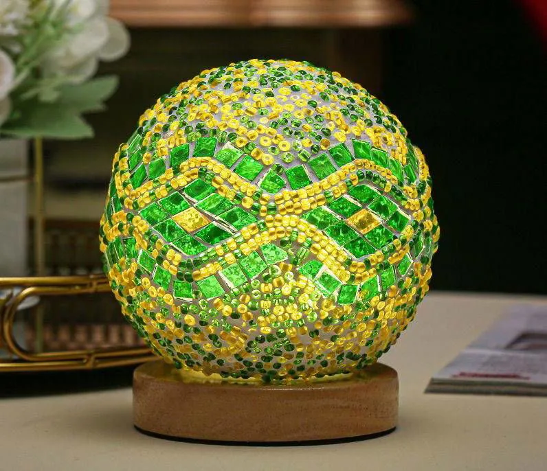 Vibrant Elegance Glass Night Light