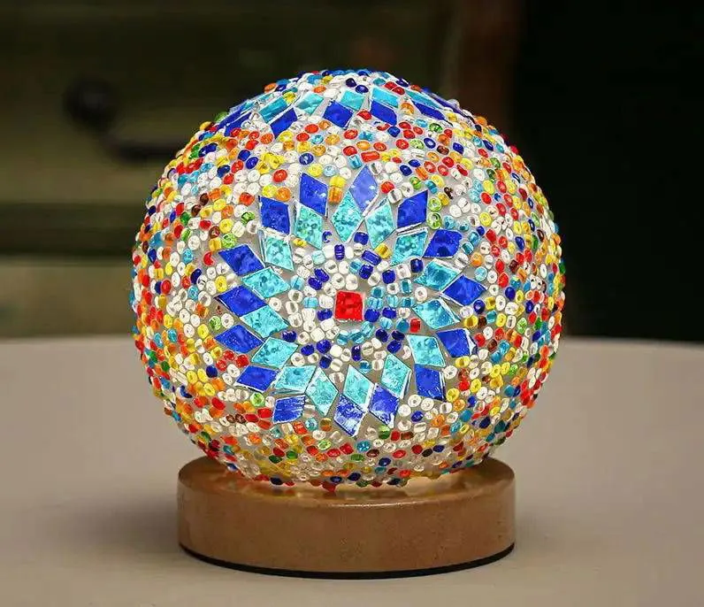 Vibrant Elegance Glass Night Light