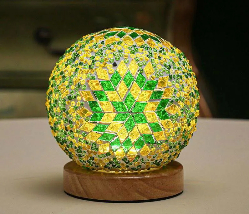 Vibrant Elegance Glass Night Light