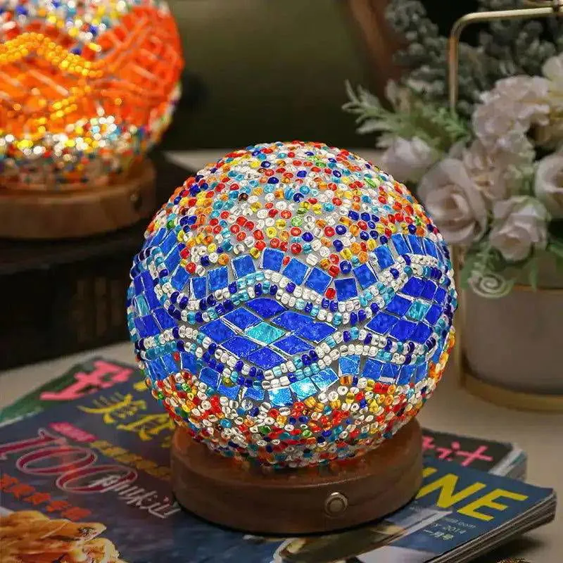 Vibrant Elegance Glass Night Light