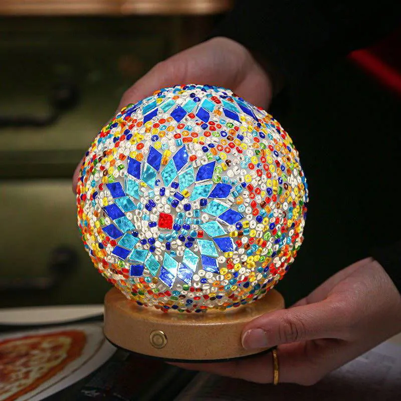 Vibrant Elegance Glass Night Light