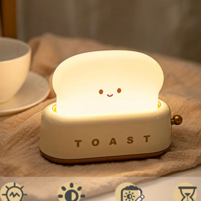 Viva Toast Emotion Brightness adjustable Bedside Lamp