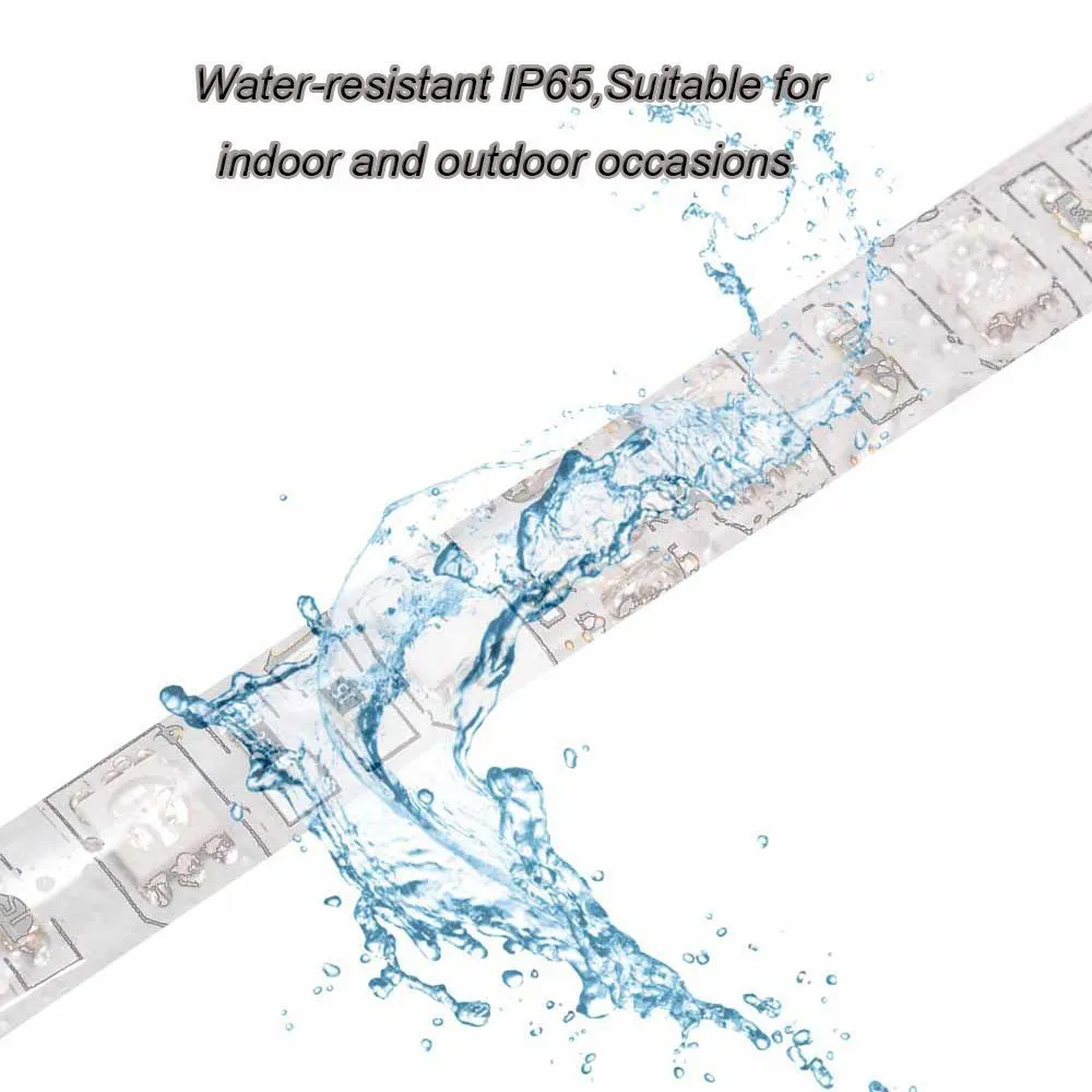 Waterproof IP65 High Power 4in1 Colour Changing Strip Light - Low Voltage